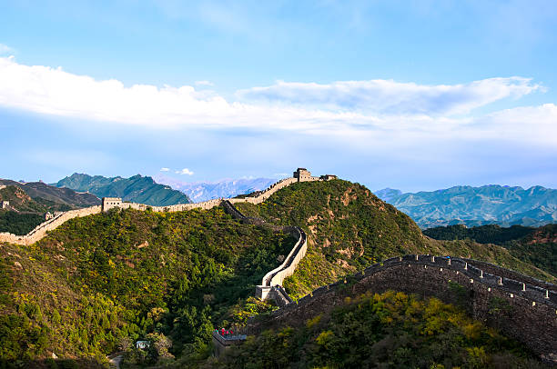 istock Great Wall of China in Summer with beautiful sky 454984843