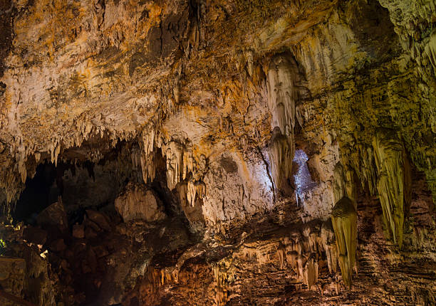 istock Wonder Cave Interior with Stalactites and Stalagmites 1 454984995
