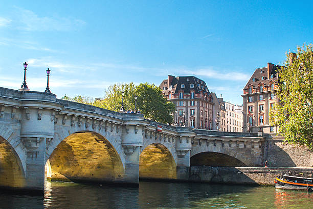 paris, ponte neuf - imponent imagens e fotografias de stock