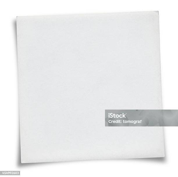 Branco Nota Autocolante - Fotografias de stock e mais imagens de Antigo - Antigo, Branco, Caderno de notas