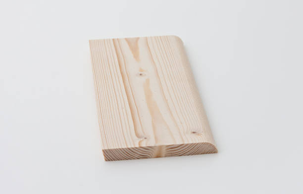 istock Wooden skirting board 454994295