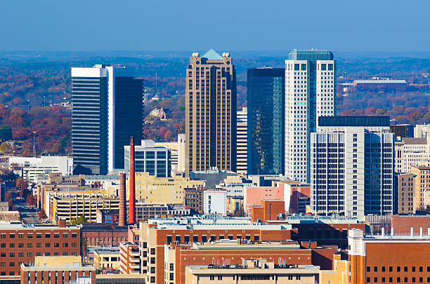 istock Birmingham skyline aerial closeup 454994621