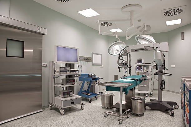 operating room stock photo