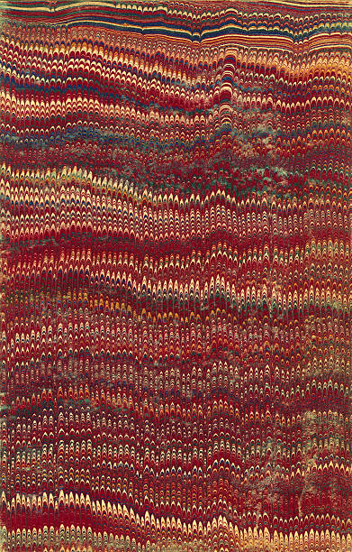 Grunge Background, Back Cover of Book From 1875