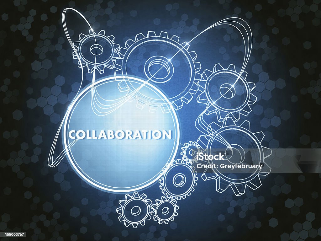 Cooperation Team Abstract 3D illustration. Abstract Stock Photo