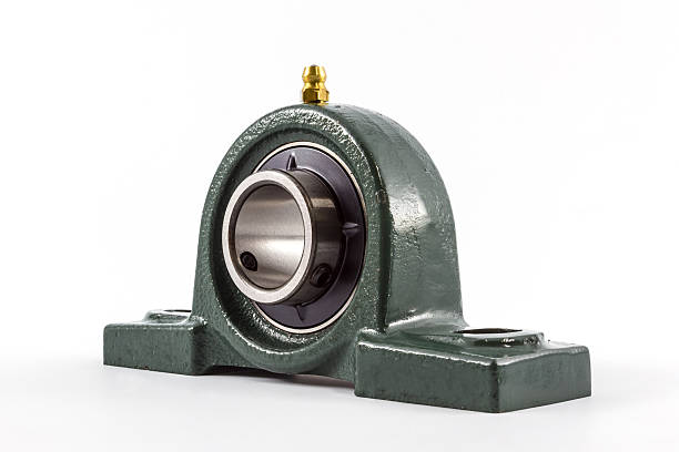 Bearing unit. Ball bearing unit isolated on a white background. roller ball stock pictures, royalty-free photos & images