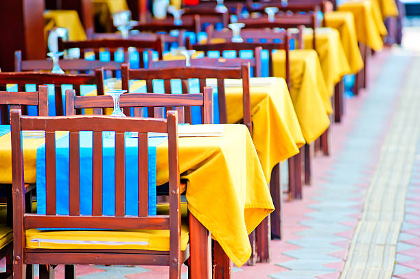 istock number of empty tables at the cafe 455012307