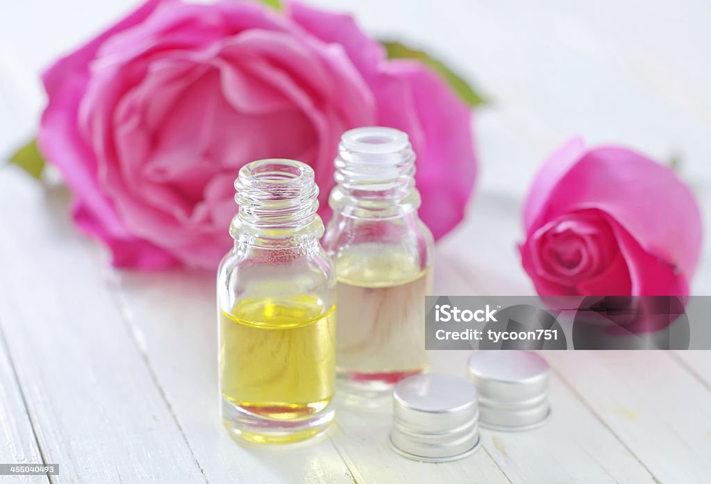 aroma oil aroma oil in bottle Alternative Therapy Stock Photo