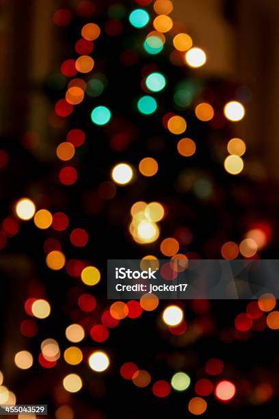 Glow Blurred Lights Of Christmas Tree Stock Photo - Download Image Now - Christmas Tree, Soft Focus, Abstract