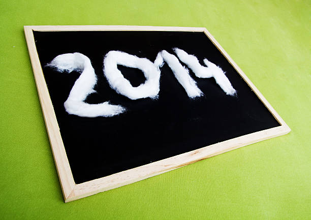 2014 - New Year stock photo