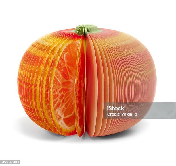 Papel De Nota De Toranja Mandarine Isolado - Fotografias de stock e mais imagens de Alimentação Saudável - Alimentação Saudável, Branco, Caderno de notas