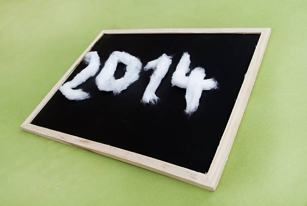 2014 - New Year stock photo