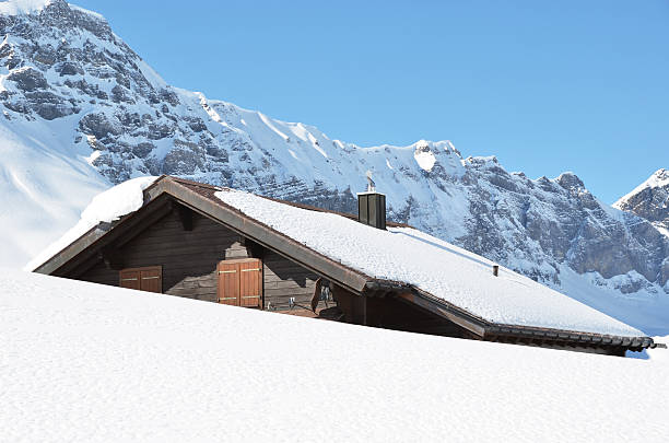 istock Holiday cottage in Melchsee-Frutt, Switzerland 455048967