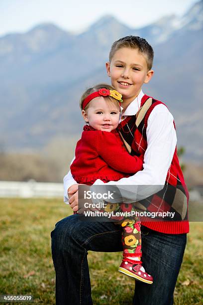 Bruder Und Schwester Stockfoto und mehr Bilder von 12-13 Jahre - 12-13 Jahre, 12-23 Monate, Argyle-Muster