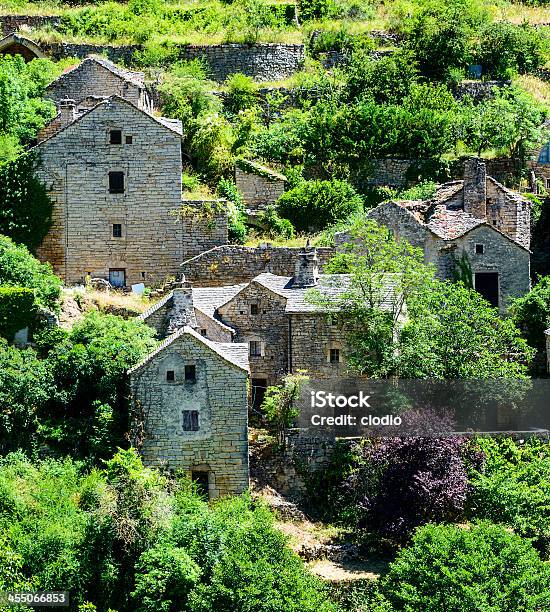 Gorges Du Tarn Village Stock Photo - Download Image Now - Color Image, Day, Europe