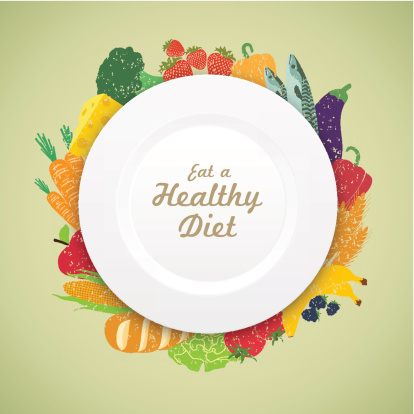 Healthy Diet. Download files include: Illustrator CS3 • Illustrator 10 eps • Large hires jpeg