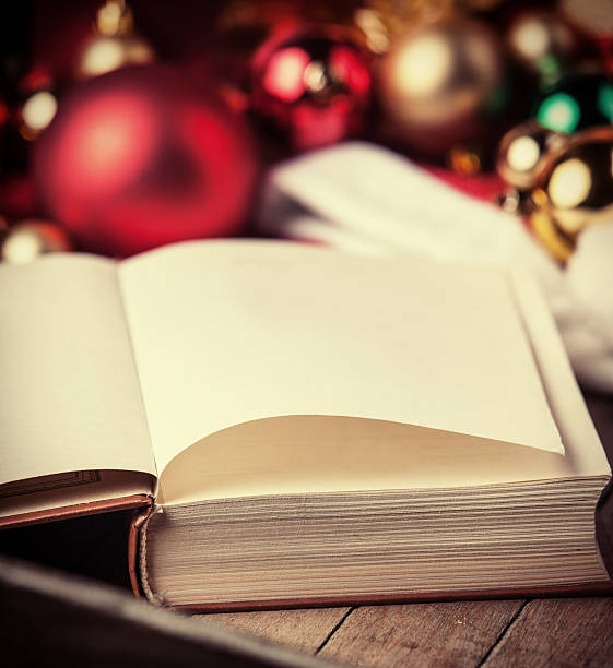 istock Book and christmas gifts 455070559