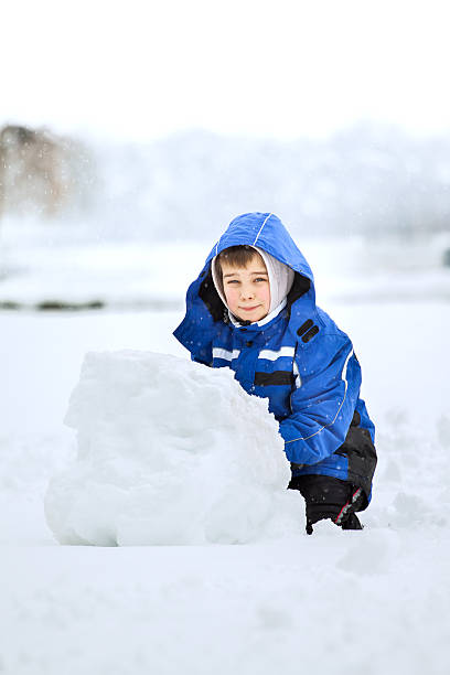 istock Happy family enjoying in winter 455075679