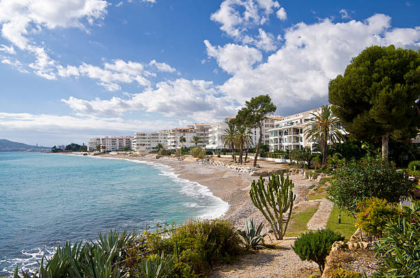 View south of Cape Negret north of Altea on the Costa Blanca.