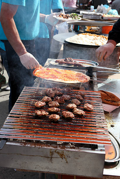 istock Meatballs on the barbecue grill 455098193
