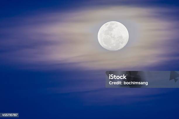 Large Moon Rise In The Evening Stock Photo - Download Image Now - Astronomy, Backgrounds, Bicycle