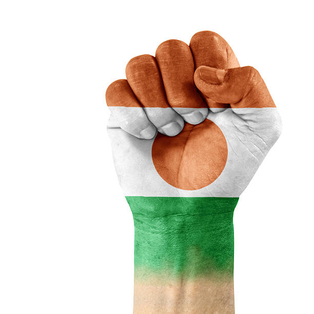 istock Flag of Niger On Hand 455162737