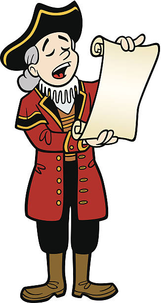 Town Crier Great illustration of a town crier. Perfect for a communication illustration. EPS and JPEG files included. Be sure to view my other illustrations, thanks! town criers stock illustrations