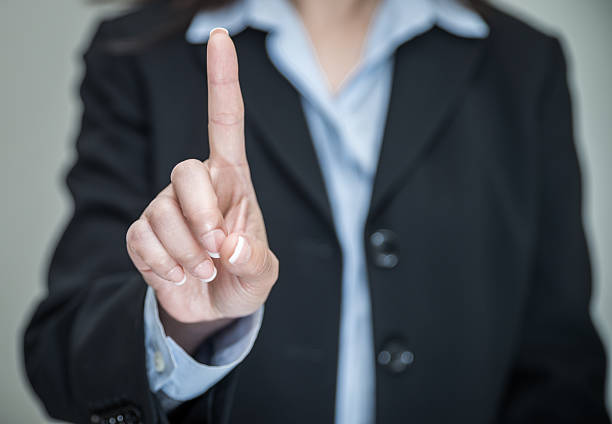 istock Woman shaking one finger 455164337