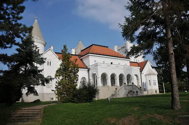 white castle Serbia Eastern Europe