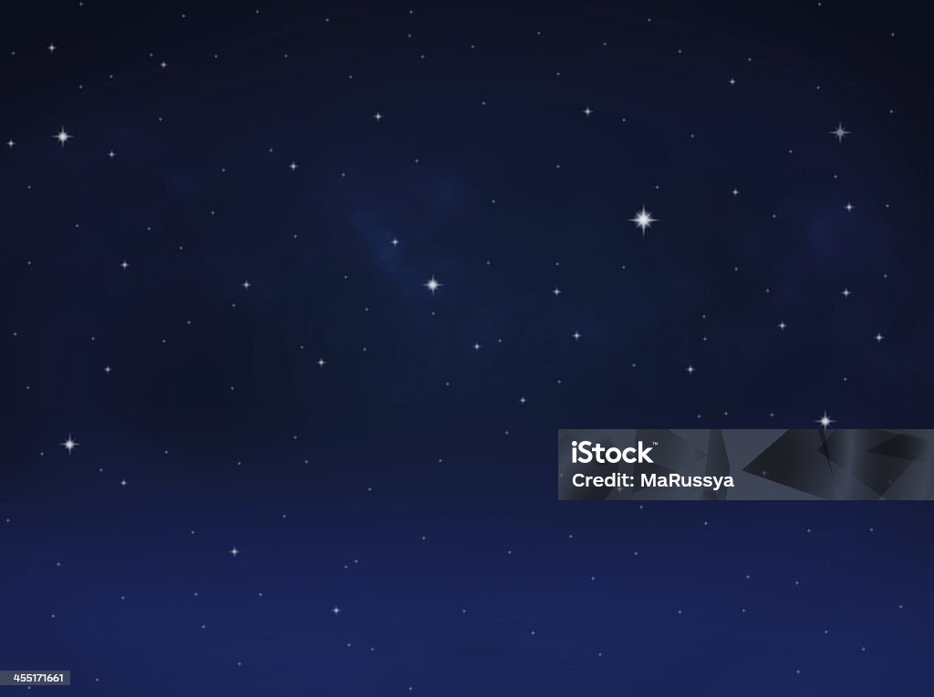 Ciel étoilé - Photo de Étoile polaire libre de droits