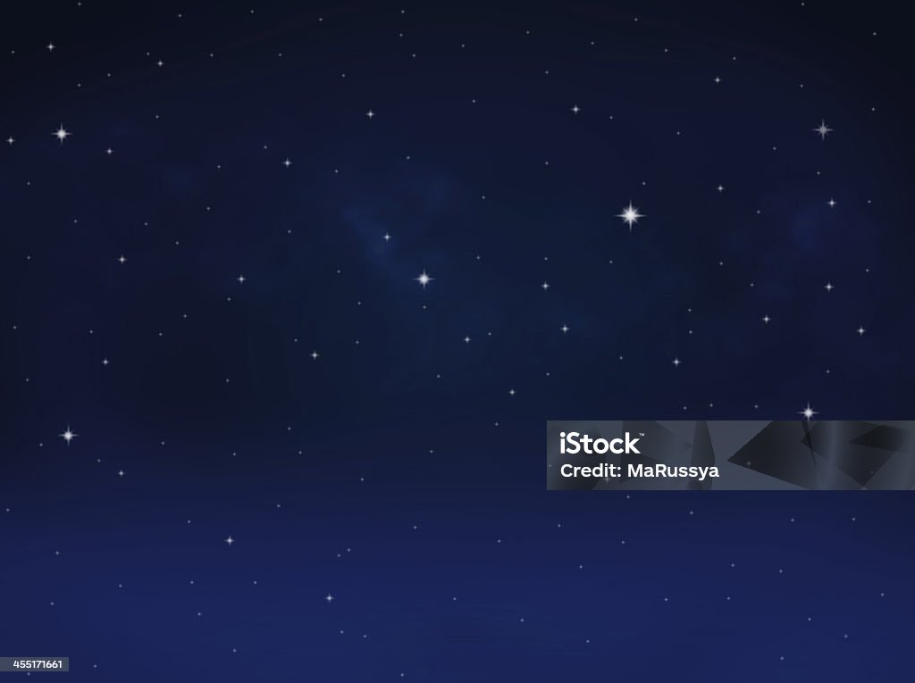 Cielo stellato - Foto stock royalty-free di Stella polare