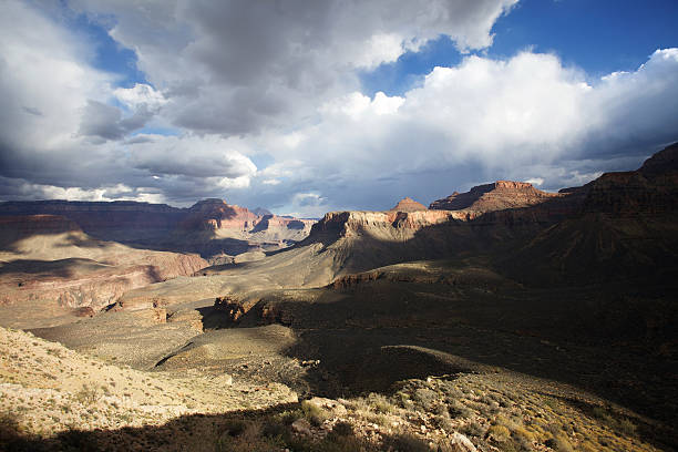 istock Sunkissed Grand Canyon on Cloudy Day 455196677