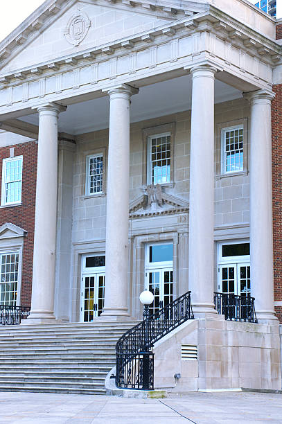 istock History Museum Portico and Stairs 455198293