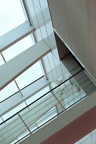 Glassroof	 inside a modern building