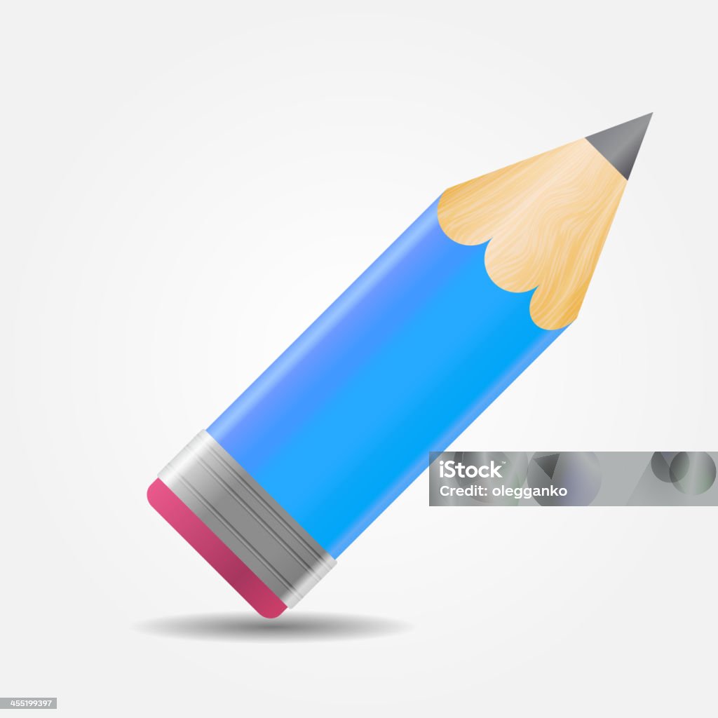 Icône de crayon illustration vectorielle - clipart vectoriel de Abstrait libre de droits