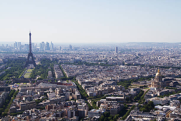 istock Panoramic view on Paris since the Montparnasse Tower 455212611