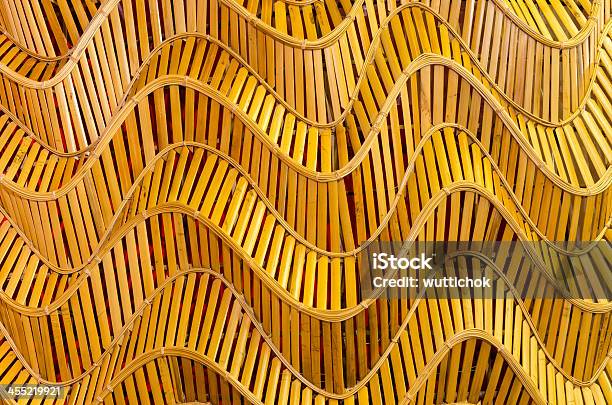 Nature Background Of Brown Handicraft Weave Texture Bamboo Surface Stock Photo - Download Image Now