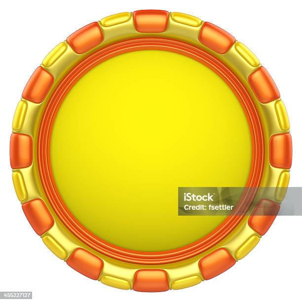 Abstract Circle Label Stock Photo - Download Image Now - Abstract, Badge, Blank