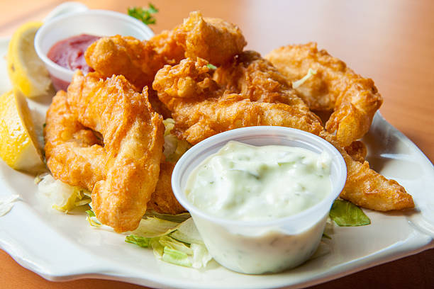 istock fried calamari with tartar sauce 455228067