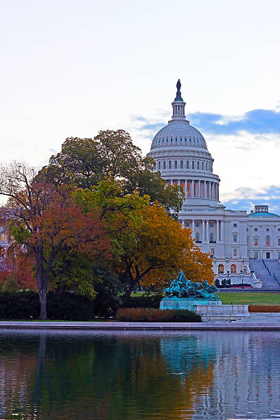 istock US Capitol building at dawn in autumn colors 455235677
