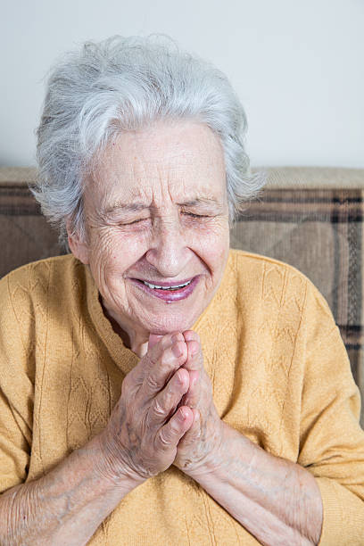 istock happy senior woman 455238839