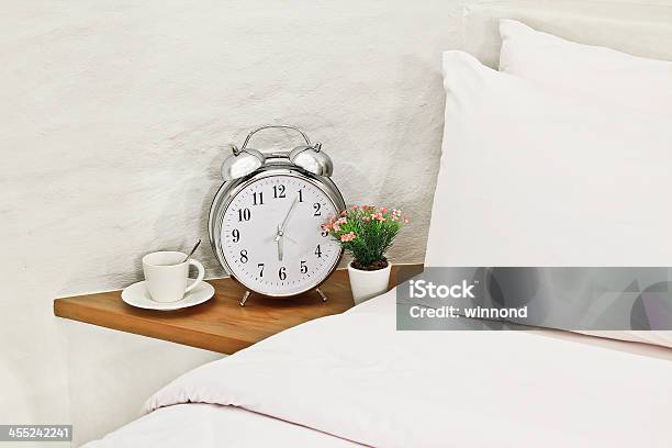 Bedroom Morning Stock Photo - Download Image Now - Alarm Clock, Bed - Furniture, Bedroom