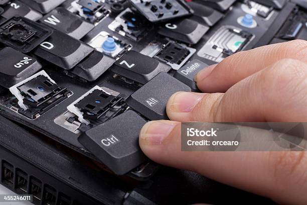 Laptop Reset Stock Photo - Download Image Now - Computer Keyboard, Computer Key, Failure