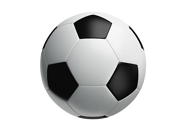 istock Isolated of soccer ball 3d rendering 455256299
