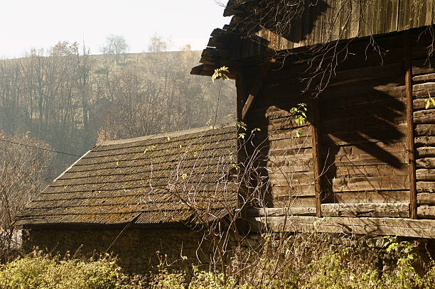 Old Polish country house in the valley Prądnik, Ojców, Poland.
