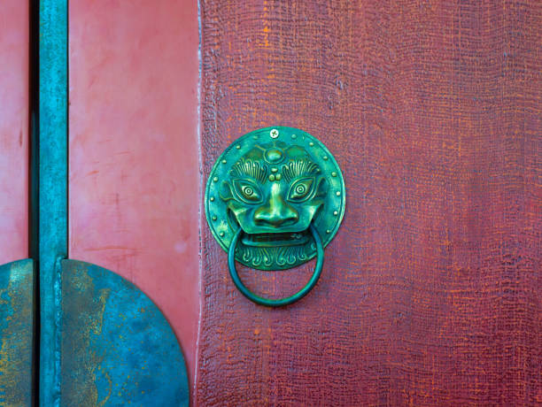 istock Traditional Chinese Door knocker 455267955