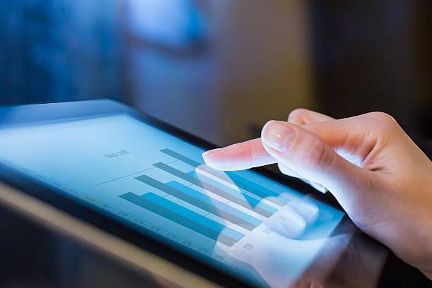 istock Woman holding digital tablet, closeup 455273377