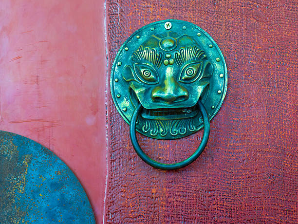 istock Traditional Chinese Door knocker 455287769