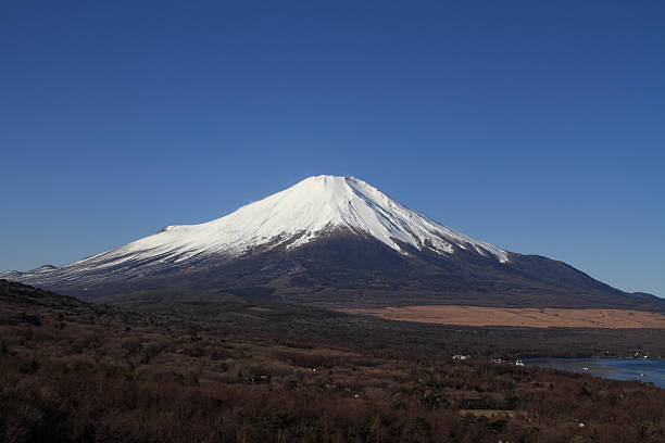 istock Mt. Fuji and Yamanaka lake 455288533