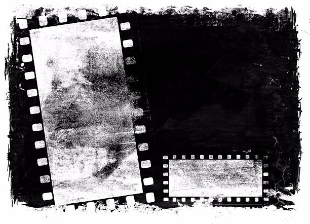 istock Vintage film strip background 455290285